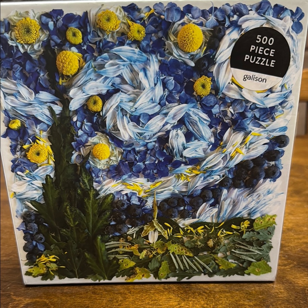 Blue and Yellow 500 Piece Puzzle